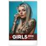 Inked Girls Kalender 2026 – Wandkalender mit Tattoo-Frauen & Models, 33×46 cm