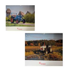 Granit Kalender Oldtimer Traktoren 2026 Landmaschinen Classic Parts (29,7 x 42 cm)