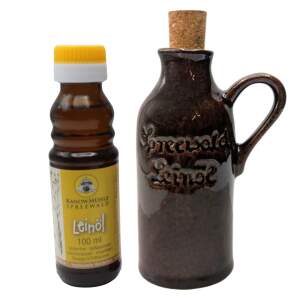 Spreewald Leinöl Geschenkset Braun – 100 ml...
