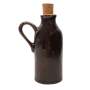 Spreewald Leinöl Geschenkset Braun – 100 ml Kanow-Mühle & Keramikflasche 100 ml mit Kork