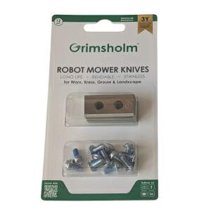 Grimsholm Rasenmähermesser Ersatzmesser Klingen Mähroboter Kompatibel für Kress Worx Grouw