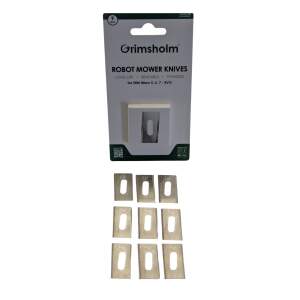 Grimsholm Messerklingen 9er Pack passend für Stihl iMOW 3.0 4.0 5.0 6.0 7.0 EVO