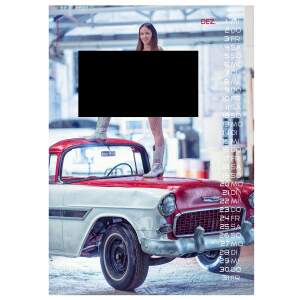 Oldtimer & Girls Kalender 2027 - Erotik Wandkalender DIN A3 | Jens Brüggemann