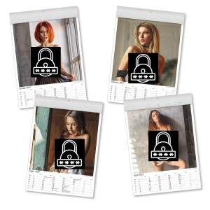 Sexy Girls Kalender 2027 – Wandkalender mit 12 Fotomotiven – 36,5 × 24 cm