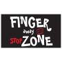 Erotikmagnet Kühlschrankmagnet Erotik Finger Away Stop Zone