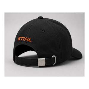 STIHL Golfmütze Baseball Cap Schwarz/Orange, 100% Baumwolle, verstellbares Cap
