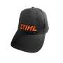 STIHL Golfmütze Baseball Cap Schwarz/Orange, 100% Baumwolle, verstellbares Cap