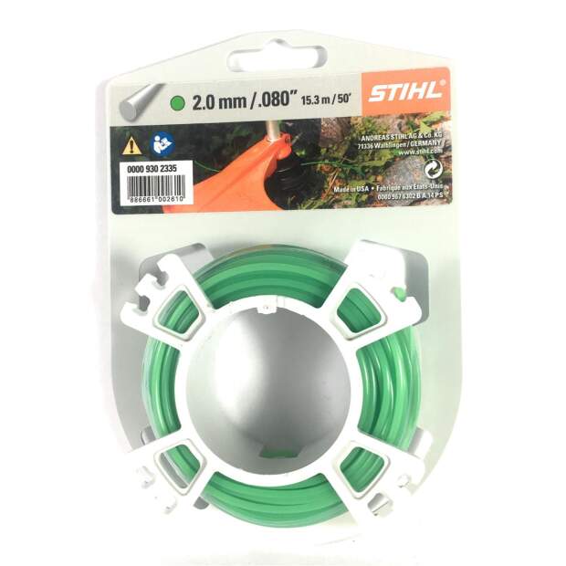 Stihl Mähfaden Trimmerfaden Rasentrimmer Freischneider rund Ø 2,0 mm x 14 m