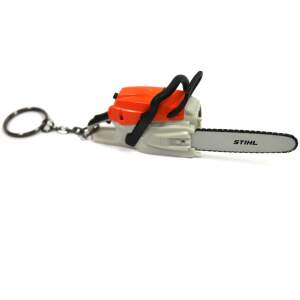 Stihl Geschenk-Set mit Zimmermannsbleistift + Zollstock + Schlüsselanänger Säge mit Geräusch - Fanartikel-Bundle von Luxzina