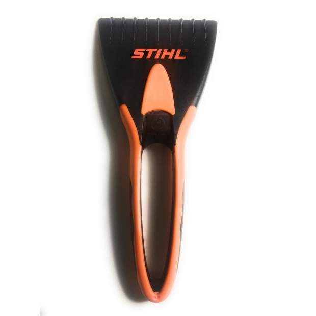 Stihl Eiskratzer mit Softgriff für sicheren Halt Schwarz Orange 21 cm
