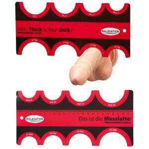 Messlatte Penis Measurement Guide MALESATION