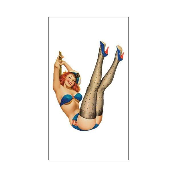Erotikmagnet Kühlschrankmagnet Erotik Pin Up Ahoi Girl