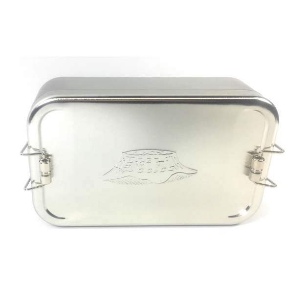 Stihl Brotdose Vesperdose Heritage Lunchbox Brotbüchse mit Gravur Metalldose