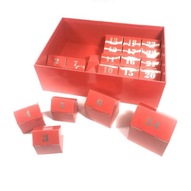 Adventskalender 24 Schachteln Selber Füllen Weihnachtskalender