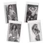 Erotik-Kalender Set Naked & Womens Girls 2027 Nackte Frauen, Schwarz-Weiß DIN A3