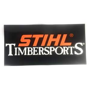 Stihl Aufkleber Timbersports 20 x 8,8 cm, 2 Stück