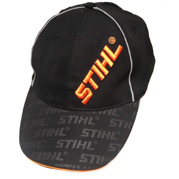 Stihl Baseballcap Mütze Schwarzes Cap mit Logo
