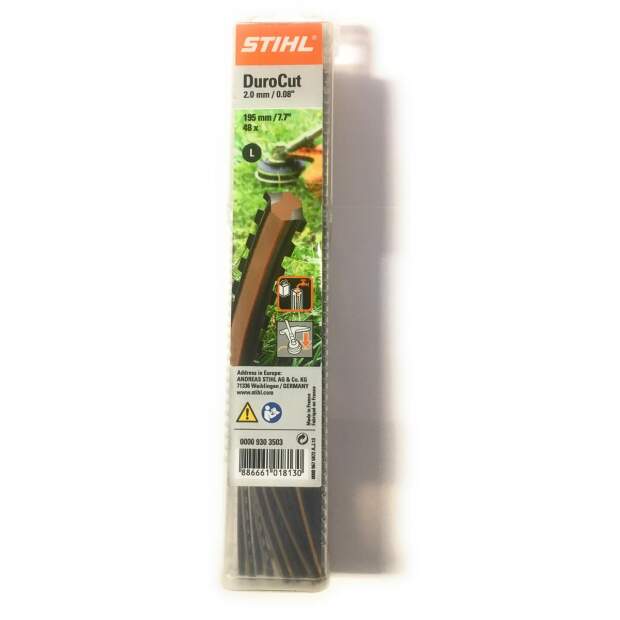 Stihl Fadenstücke 48 Stück pro Pack DuroCut 5-2 20-2 gezahnt 195 mm x 2 mm