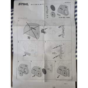 Stihl Kettenraddeckel Baumanschlag Spannscheibe Flügelmutter MS 171 MS 181 MS 211