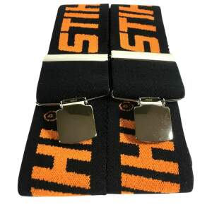 Stihl Hosenträger Metallclips Schwarz 130 cm Länge