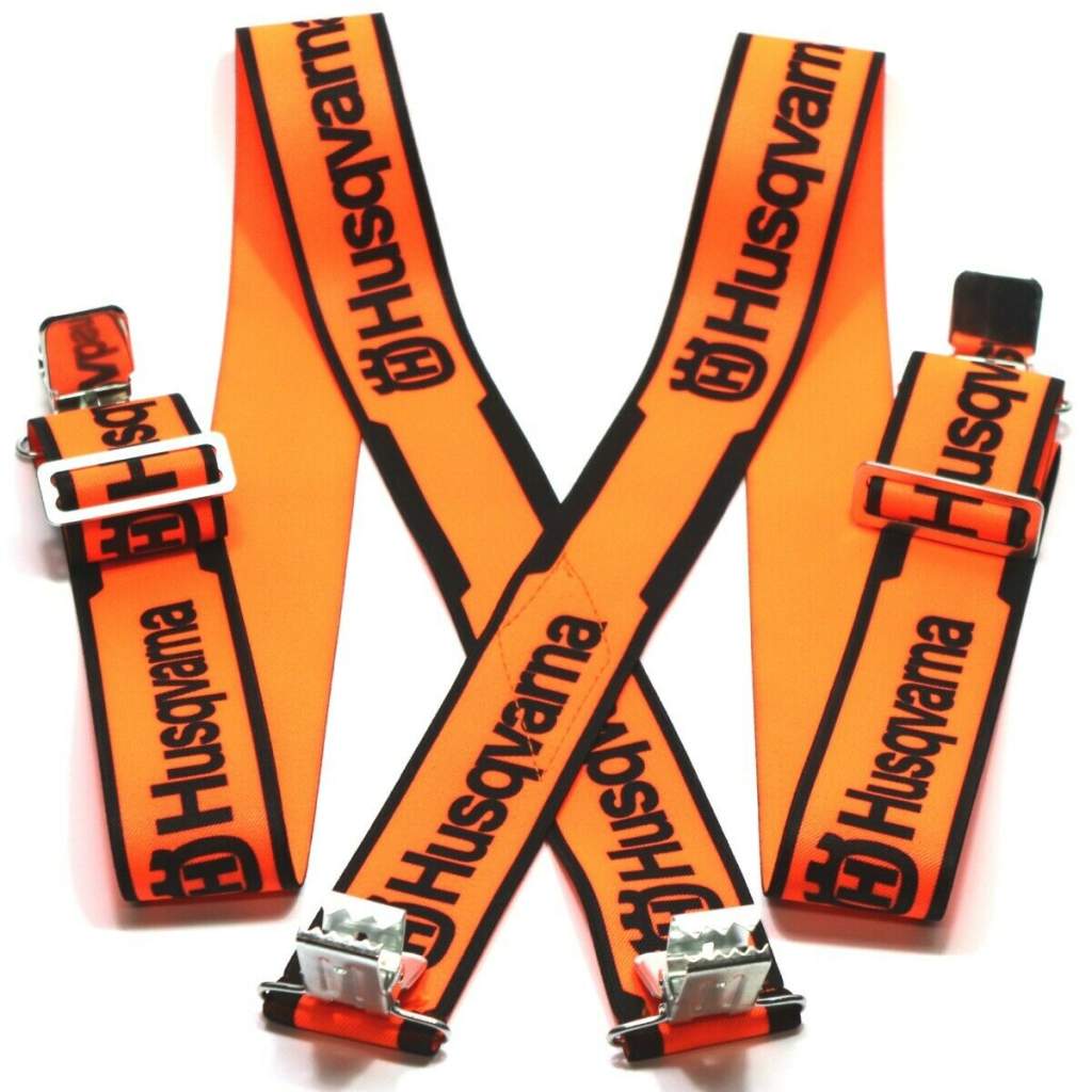 Husqvarna hosenträger mit clips orange 505618500 kaufen