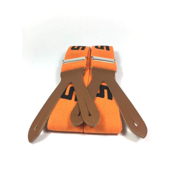 Stihl Hosenträger Laschen Knöpfen Orange 120 cm Länge