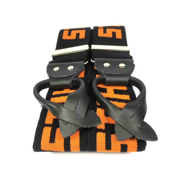 Stihl Hosenträger Laschen Knöpfen Schwarz 110 cm Länge
