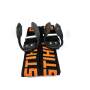 Stihl Hosenträger Laschen Knöpfen Schwarz 110 cm Länge