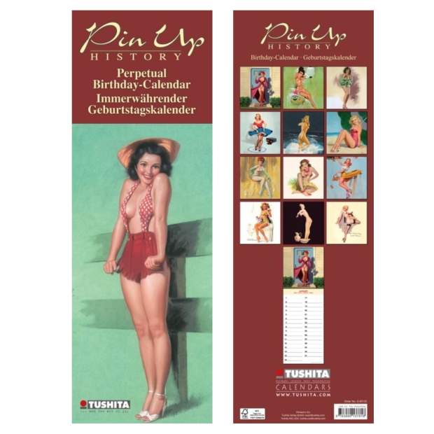 Pin Up Sexy Girls Kalender History immerwährender Geburtstag-Dauerkalender