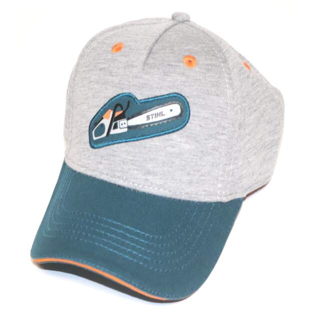 Stihl Kinder Baseball Cap Snapback Blau Grau