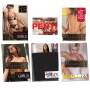 Erotik Kalender Pin Up Girls-Set 2024 - Karte Penthouse rot - DIN A4 Mappe