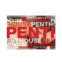 Erotik Kalender Pin Up Girls-Set 2024 - Karte Penthouse rot - DIN A4 Mappe