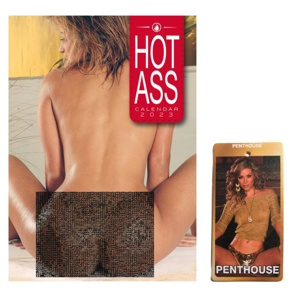 Pin Up Kalender 2022 Hot Ass & Duftbaum Penthouse After Tabacoo Sexy Girl
