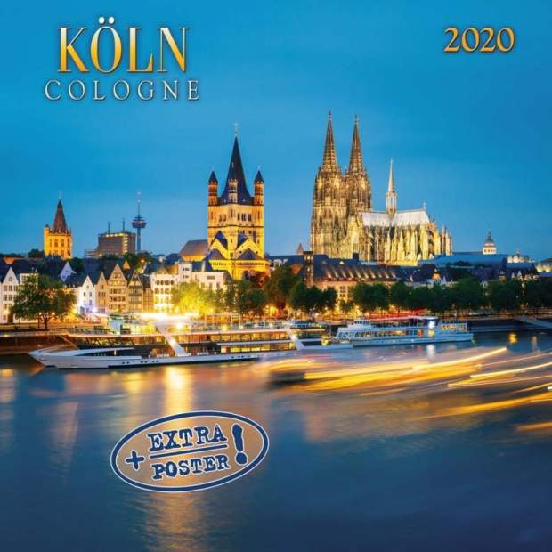 Kalender 2020 Köln mit Extra Poster 30 x 60 cm