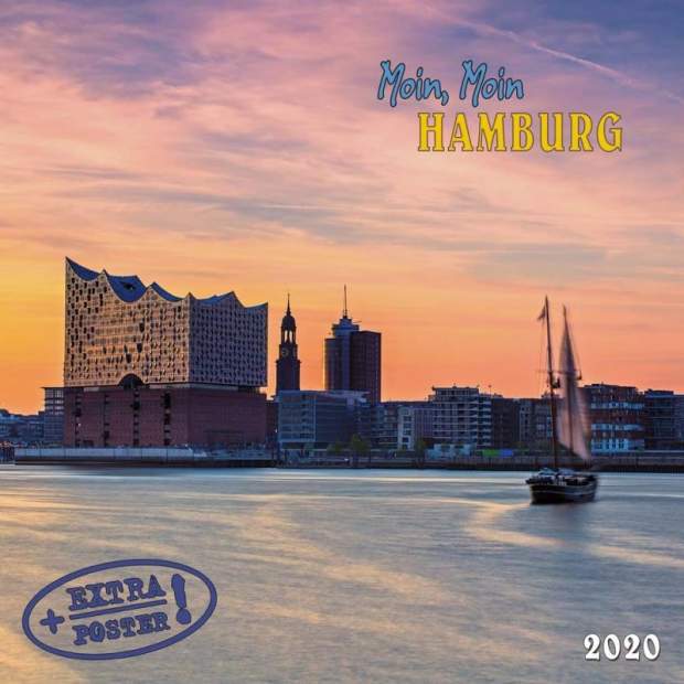Kalender 2020 Hamburg mit Extra Poster 30 x 60 cm