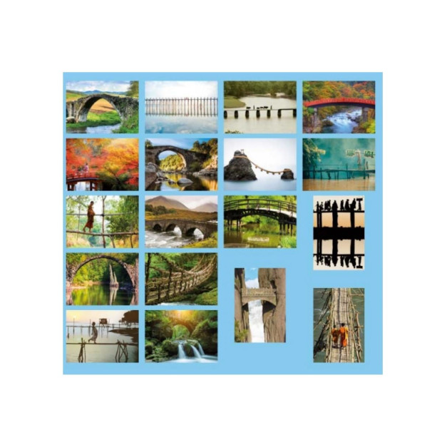 Postkarten-Buch Brücken 1er Pack (1 x 18 Stück)