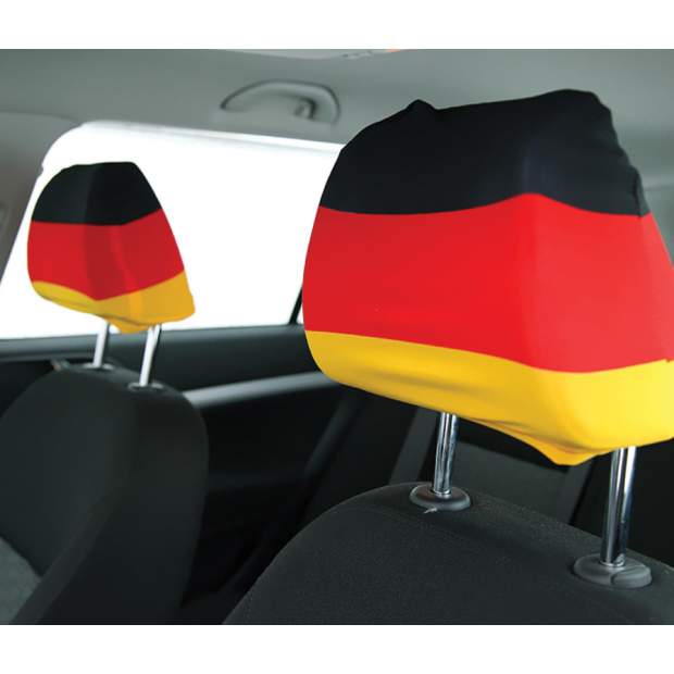 Deutschland Auto Kopfstützenbezug Fanartikel Weltmeisterschaft WM EM (2 Stück)