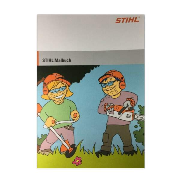 Stihl Malbuch A4 Kindermalbuch Lernbuch