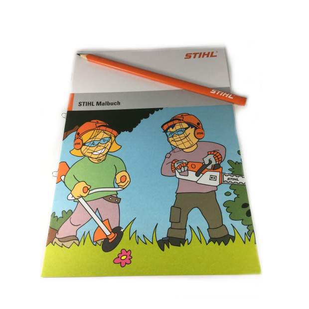 Stihl Malbuch A4 + Schreiner Bleistift