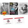 3 Stück Pin Up Kalender Set Wandkalender Männer + 2 Postkarten