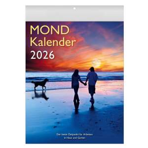Mondkalender 2026 - Wandkalender 23,5 x 33,5 cm