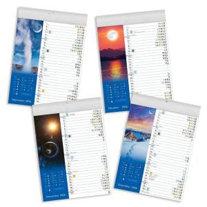 Mondkalender 2026 - Wandkalender 23,5 x 33,5 cm