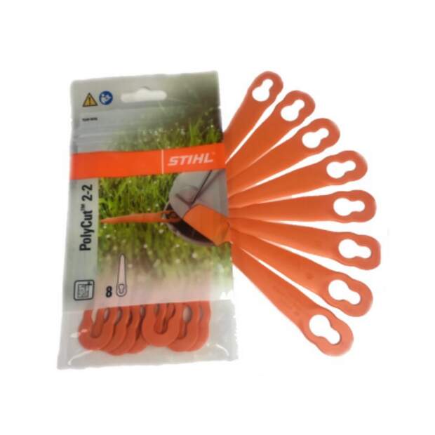 Stihl PolyCut 2-2 Kunststoffmesser für FSA 45 Rasentrimmer (1 Packg. = 8 Stück) 40080071000