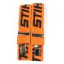 Stihl Hosenträger 2er Set Schwarz & Orange 110 cm Metallclips und zum Knöpfen